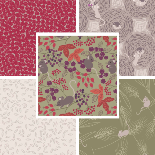 Fat Quarter-Two Autumn Fields