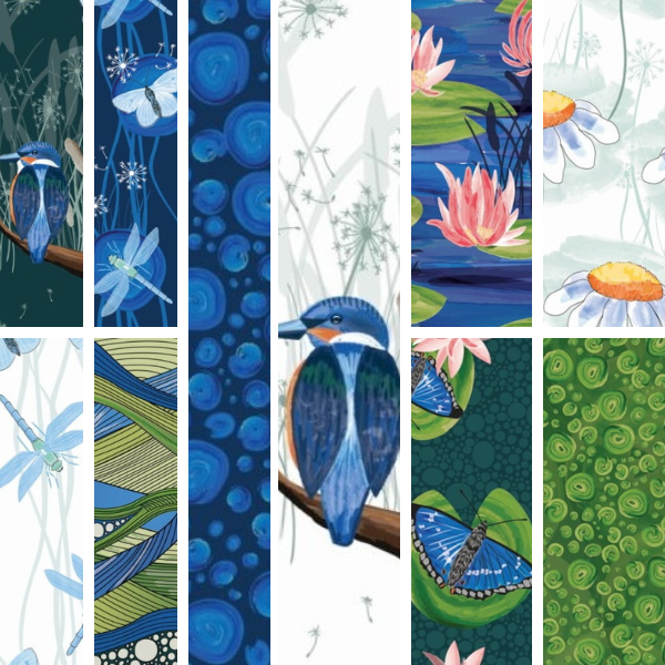 British Waterways fat quarters British Waterways by Sarah Payne