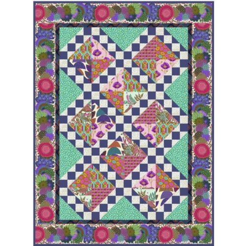 Jade Song and Dance Lap Quilt Anna Maria Horner