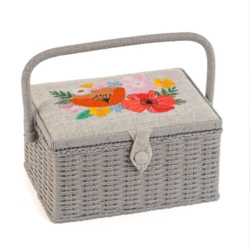 Sewing Box MRME\614:Embroidered Lid