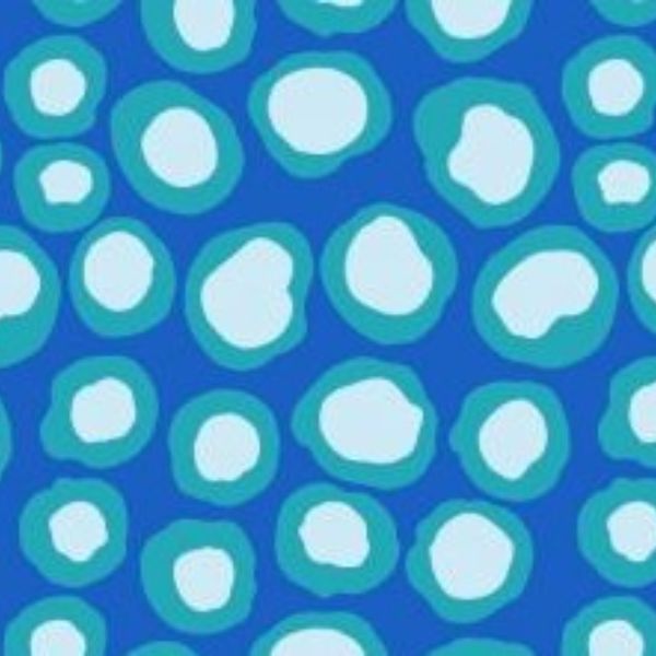 PWBM007.Blue Fish Lips: February 2023: Kaffe Fassett Collective