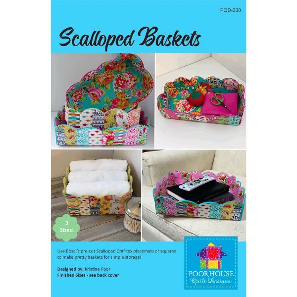 Scalloped Baskets PQD-230 Pattern