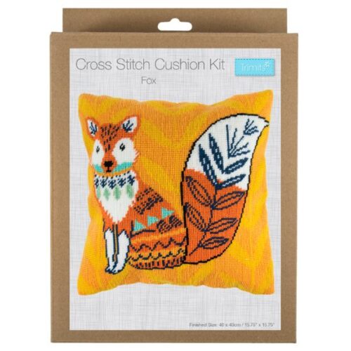 Fox Cross Stitch Cushion Kit
