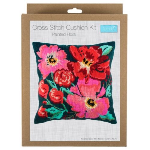 Painted Floral GCS83 Cross-Stitch