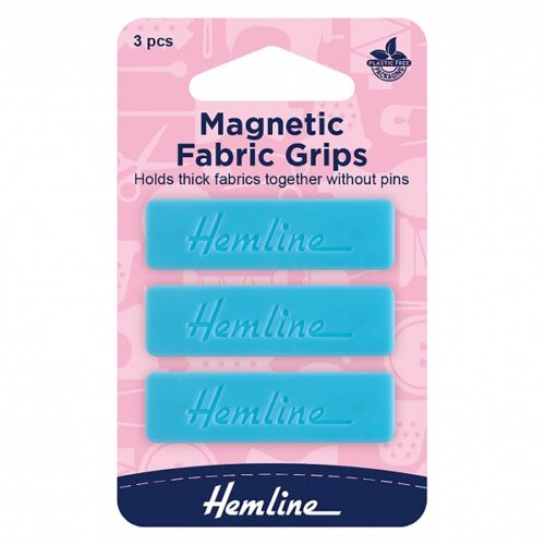 H671: Magnetic Fabric Grips: 3 Pieces - Regular