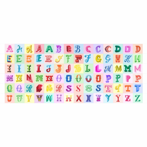 Jennie Maizels Alphabet Panel