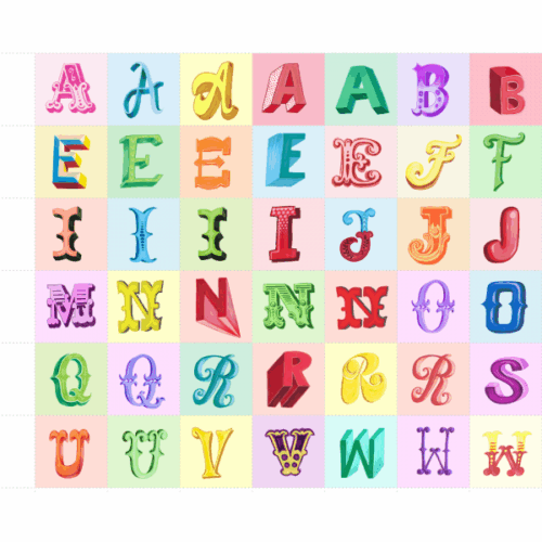 Jennie Maizels Alphabet Panel