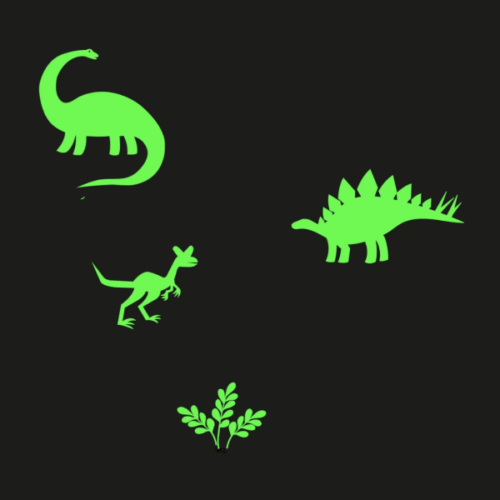 A671 Dino with glow-in-the-dark