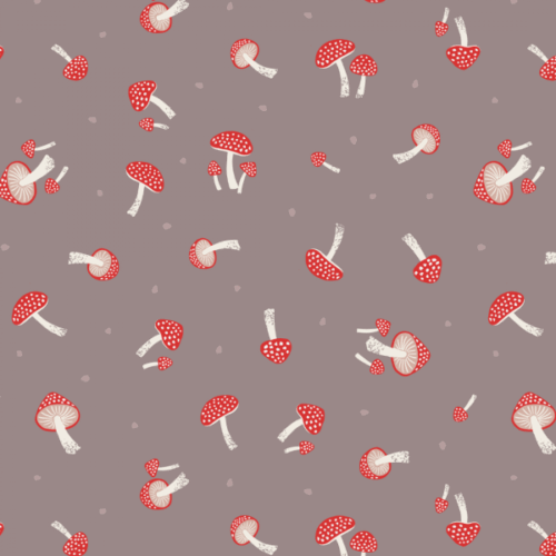 A694.3 Mushrooms on warm grey