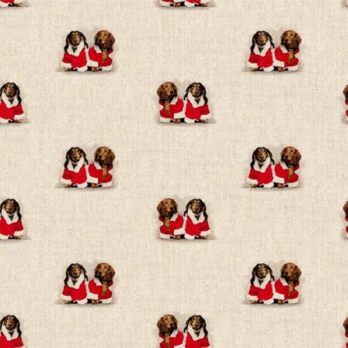 DCP057 Christmas Dachshunds All Over