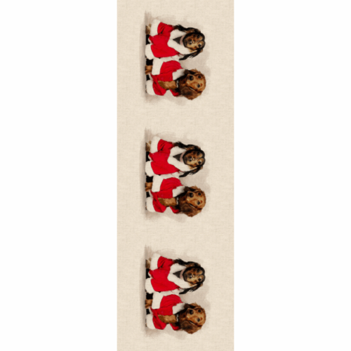 DCP057 Christmas Dachshunds Panel set of 3
