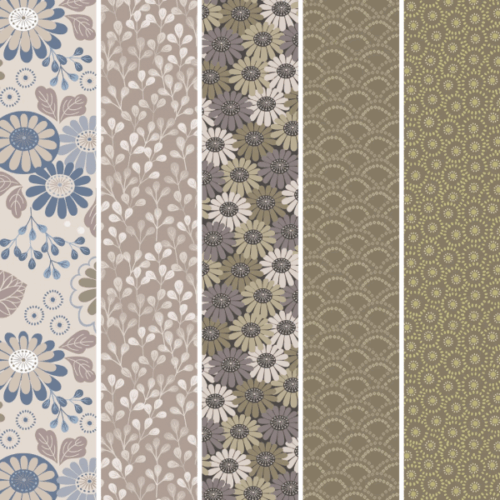 Shinrin Yoku Fat Quarter Pack, Col 1