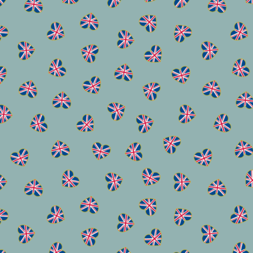 A760.1 Union Jack Hearts Blue