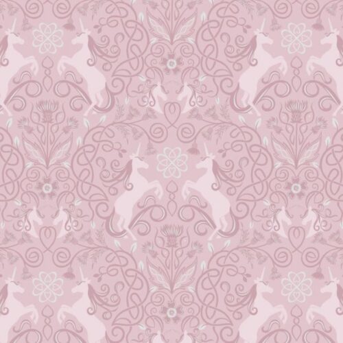 A733.3 Unicorn on Soft Heather (Silver Metallic)