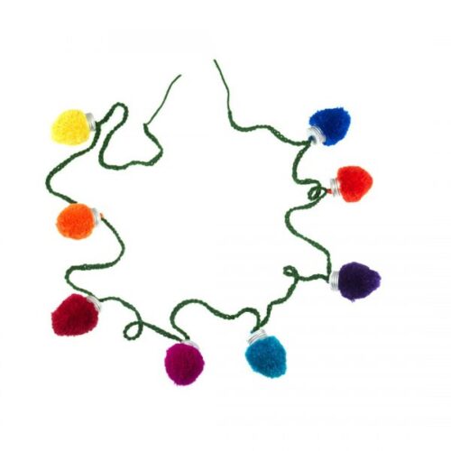 Pom Pom Garland Kit Christmas Lights