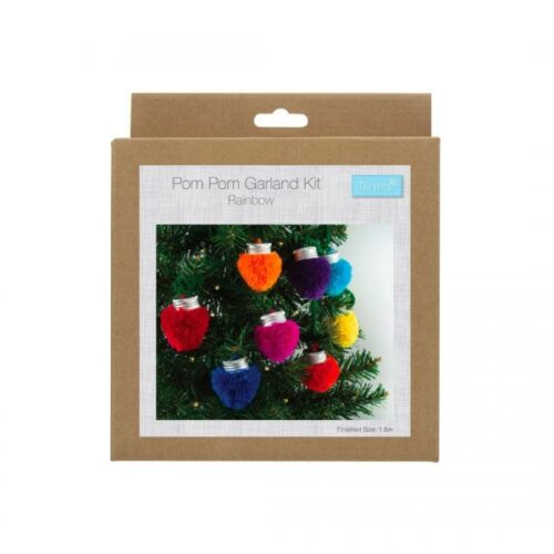 Pom Pom Garland Kit Christmas LightsPom Pom Garland Kit Christmas Lights