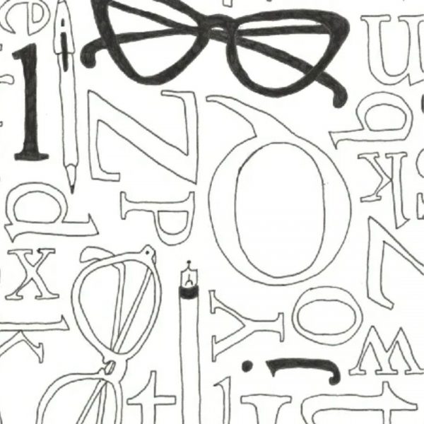 501713 Wordplay Extra Wide Quilt Fabric Lady Sew and Sew