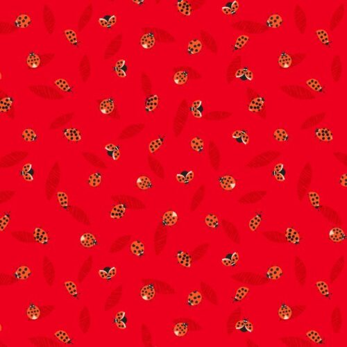 A716.3 Ladybirds on red