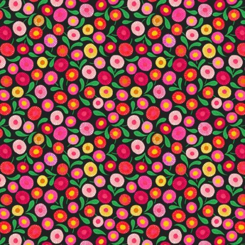 A717.3 Daisies on black