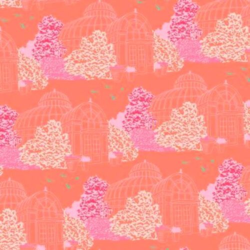 9993.O Conservatory Melon Flora & Fauna Andover Fabrics