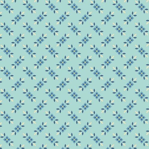 A449.B Lucky Charm on Sky Blue