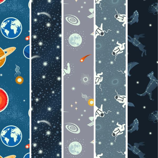 Space Glow Fat Quarter Pack Col 2