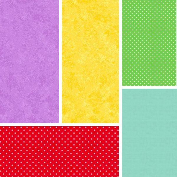 Summer Days Blenders Fat Quarter Pack (5pcs) Makower