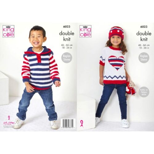 6023 Double Knit Union Jack Themed Children's Set King Cole