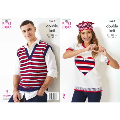 6024 Double Knit Union Jack Themed Adult's Set King Cole