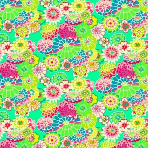 GP89.Green Asian Circles August 2023 Kaffe Fassett Collective