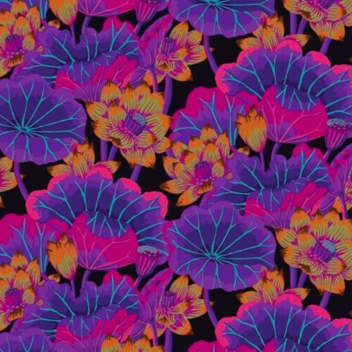 GP93.Black Lake Blossoms Kaffe Fassett