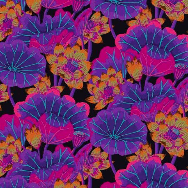 GP93.Black Lake Blossoms Kaffe Fassett
