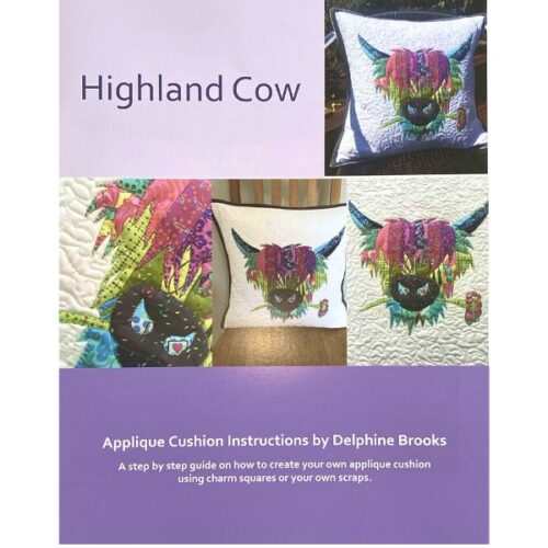 Highland Cow Pattern by Delphine Brooks