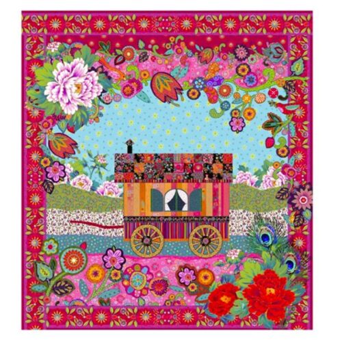 Velvet Panel Gipsy Caravan by Odile Bailloeul