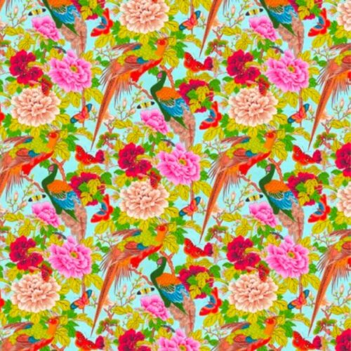 PWSL120.Multi Pheasants and Butterflies