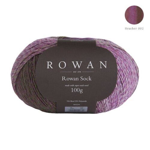 Rowan Sock Heather 002 4ply 100g