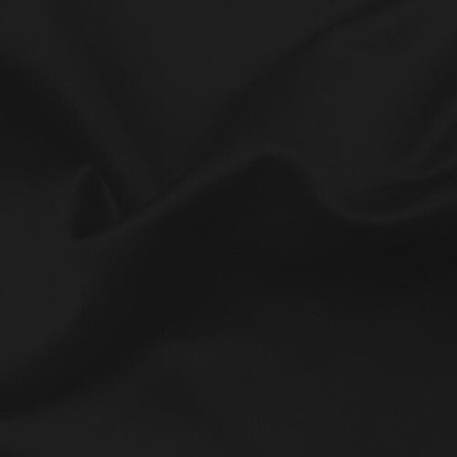 0676-01 Black Heavy Duchess Satin