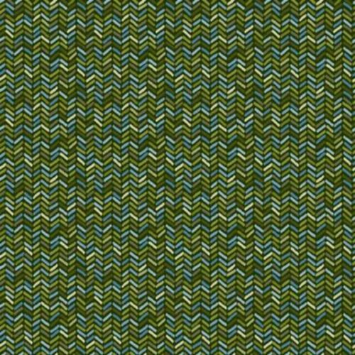 2598 G Herringbone on Green