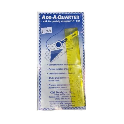 Add-A-Quarter Ruler 1" x 6"
