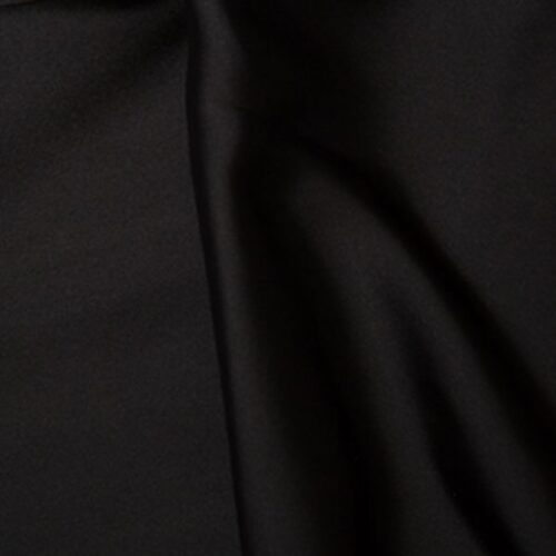C5914 Black Silky Satin