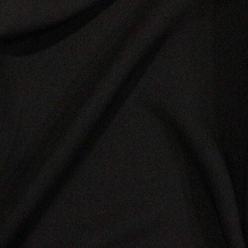 C6654 Black Fashion Polyester Crepe