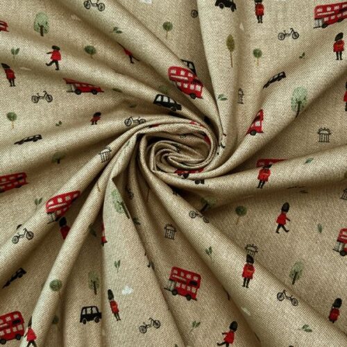 PUC013 Big Little London Cream Cotton Panama