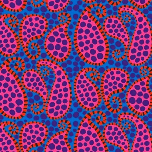 PWBM090.Blue Paisley Dot
