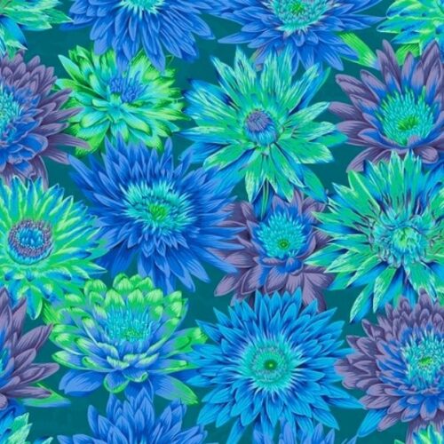 PWPJ119.Blue Tropical Water Lilies