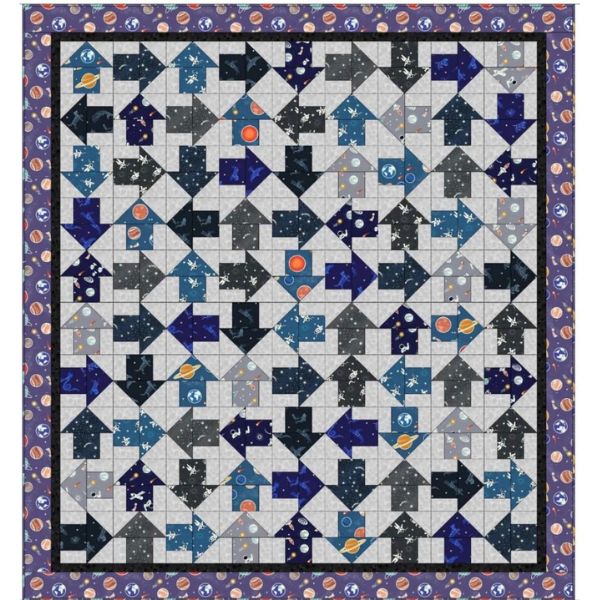 Space Glow Quilt Kit Lewis & Irene