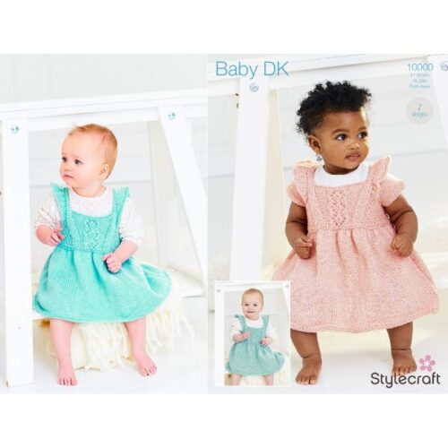 10000 Dresses DK Knitting Pattern Baby Sparkle
