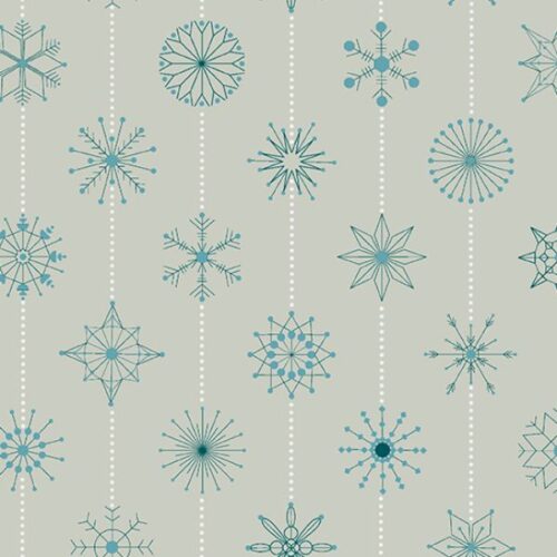 2673 C Snowflakes in Grigio Natale Giucy Giuce