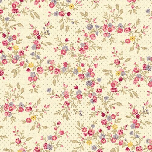 2689 L Trailing Flowers in Cream
