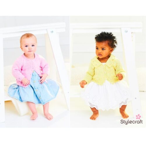 9997 Cardigans Set DK Knitting Pattern Baby Sparkle