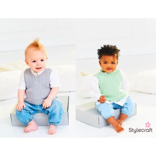 9998 Tank Tops Set DK Knitting Pattern